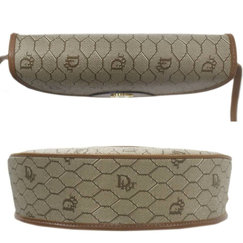 CHRISTIAN DIOR Cream Leather Shoulder Bag - Picture 5 of 10